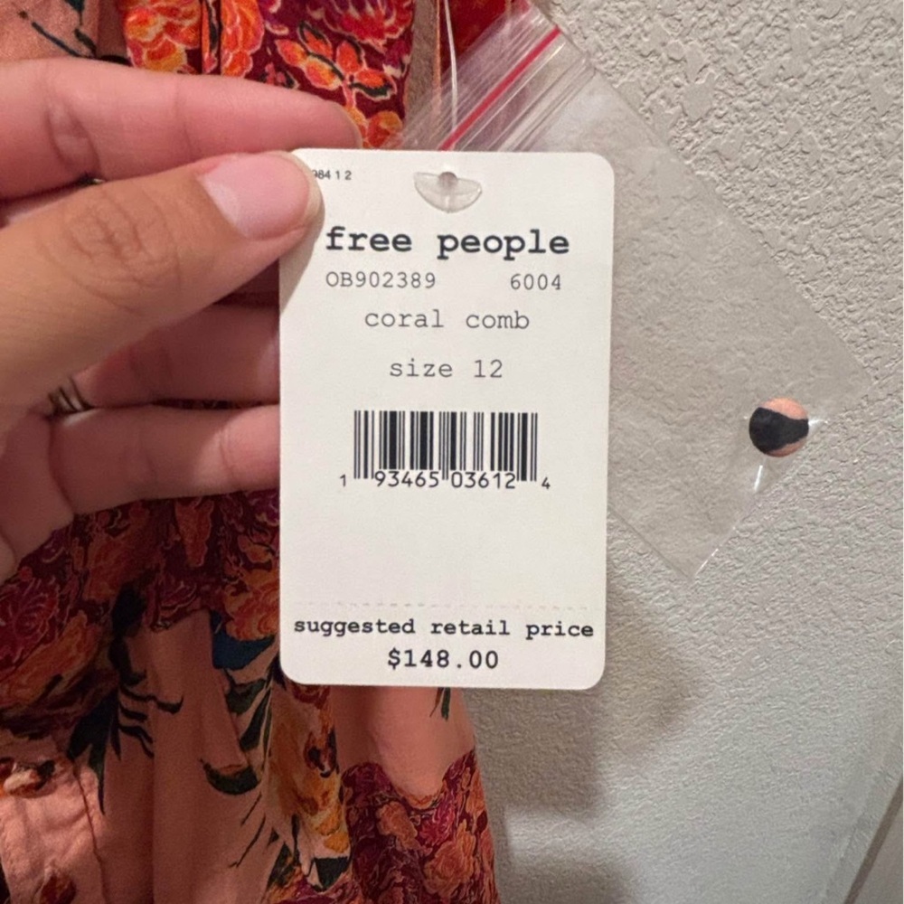 BNWT Free People Lover Boy Maxi Floral Dress - Picture 4 of 7